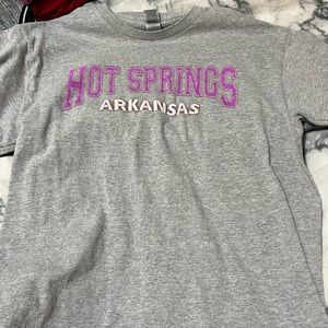 Gray short sleeve shirt